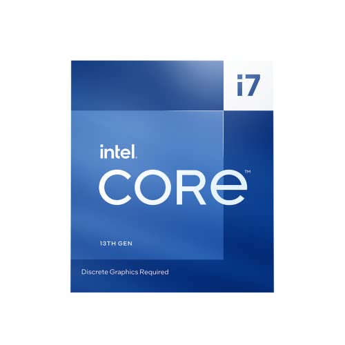 Intel® Core™ i7-13700KF, processeur pour PC de bureau,16 cœurs (8 P-cores + 8 E-cores) 30 Mo de cache, jusqu'à 5,4 GHz