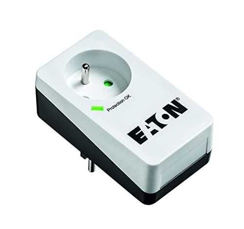 Eaton Multiprise/Parafoudre - Eaton Protection Box 1 FR - PB1F - 1 prise FR - Blanc & Noir