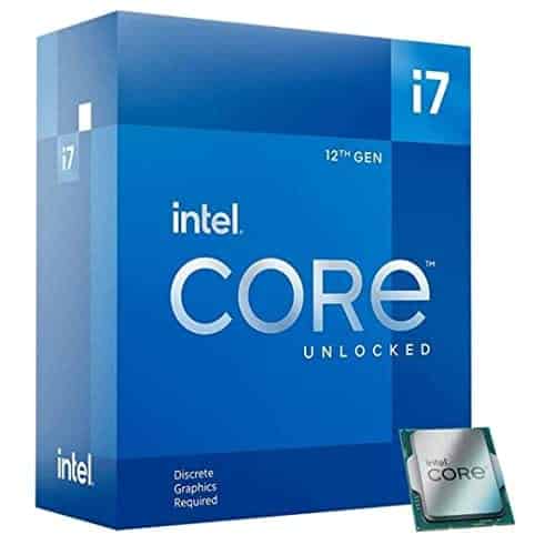 Intel® Core™ i7-12700KF, processeur pour PC de bureau, 12 cœurs (8P+4E) jusqu'à 5,0 GHz, LGA1700 chipset série 600 125 W