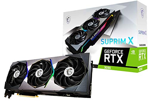 MSI NVIDIA GeForce RTX 3090 SUPRIM X 24G, Black