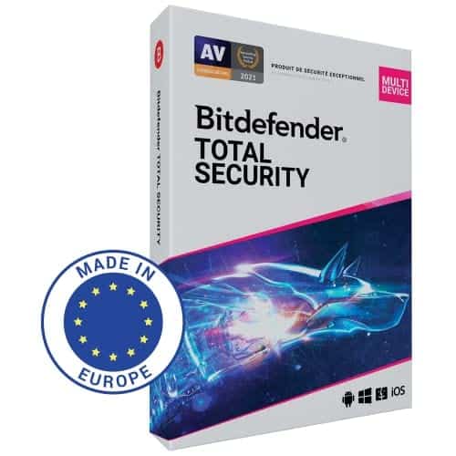 Bitdefender Total Security 2023 | 10 appareils | 2 Ans | PC/Mac/Smartphone