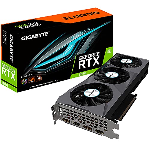GIGABYTE GeForce RTX 3070 Eagle OC 8G (rev. 2.0) NVIDIA 8 Go GDDR6