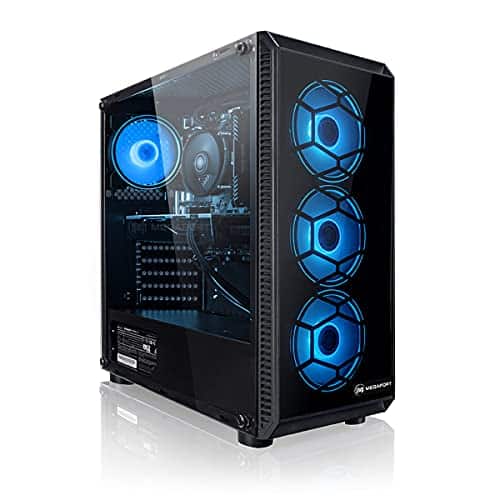 Megaport PC Gamer AMD Ryzen 5 4500 6X 3.6GHz • Nvidia GeForce RTX 3050 6Go • 1To M.2 SSD • 16Go 3200 MHz DDR4 RAM • WiFi • Ordinateur de Bureau • Unité Centrale • Gamer