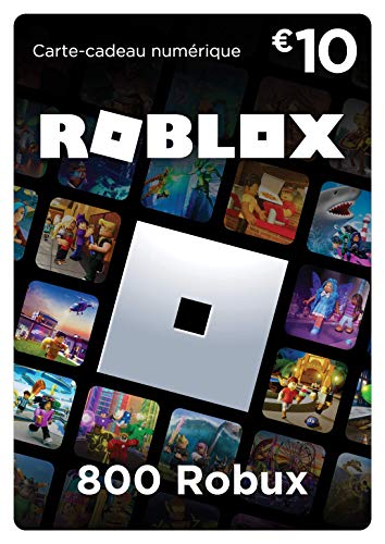 Carte Cadeau Roblox - 800 Robux (article virtuel exclusif inclus] (Code digital pour ordinateur, téléphone, tablette, Xbox One, Xbox Series X|S, Oculus Rift et HTC Vive)