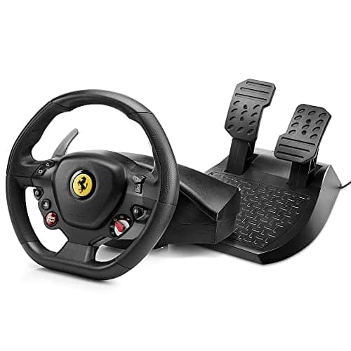 Thrustmaster T80 RW Ferrari 488 GTB - Volant de course sous licence officielle pour PC, PS4 et PS5