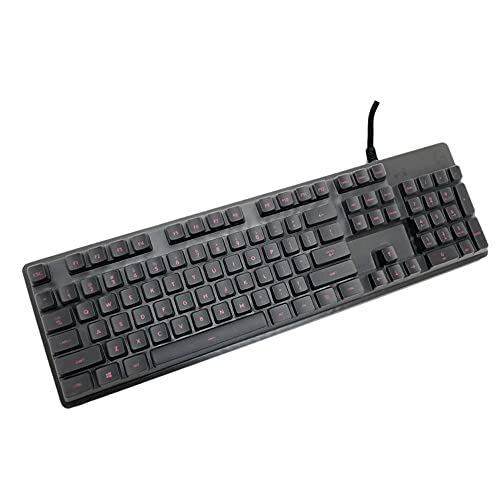 Housse de protection pour clavier de jeu Logitech G213 Prodigy/Logitech G810 G610 Orion Clavier de jeu mécanique, Logitech G512 & G512 SE & G413 - Transparent