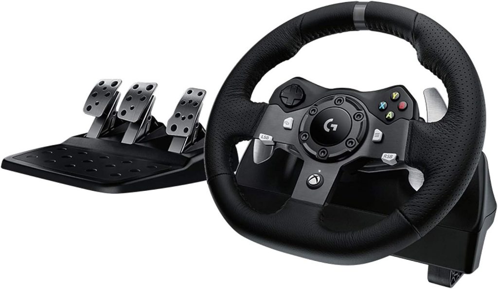 Hori - Volant Gaming pour Xbox Hori Overdrive Retour de Force Noir