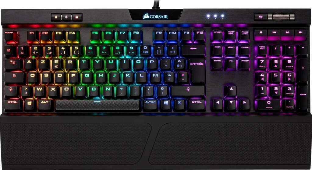 Clavier Gamer mécanique (Cherry Corsair OPX) Corsair K70 Pro RGB (Blanc) à  prix bas