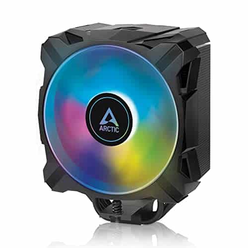 ARCTIC Freezer A35 A-RGB - Ventirad, Refroidisseur de processeur simple tour spécifique à AMD avec A-RGB, Ventilateur P de 120 mm à pression optimisée, 200-1700 rpm, 4 caloducs, MX-5 inclus