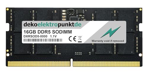 dekoelektropunktde Memorycity Barrette de mémoire RAM 16 Go pour ASUS ROG Strix G17 G713PV-HX058W DDR5 SO-DIMM PC5