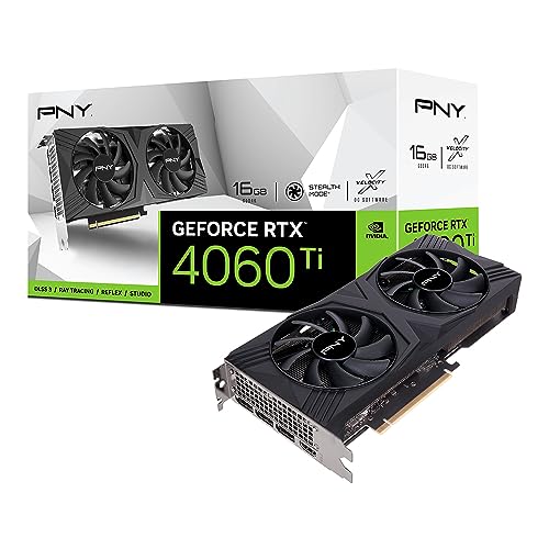 PNY GeForce RTX™ 4060 Ti 16GB Verto Dual Fan Edition Carte Graphique DLSS 3