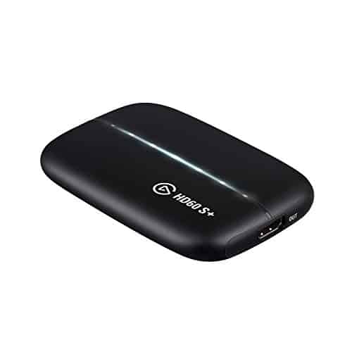 Elgato HD60 S+, carte d’acquisition externe, streaming et enregistrement en 1080p60 ou 4K60 HDR10 à ultra faible latence sur PS5, PS4/Pro, Xbox Series X/S, Xbox One X/S dans OBS, compatible PC/Mac