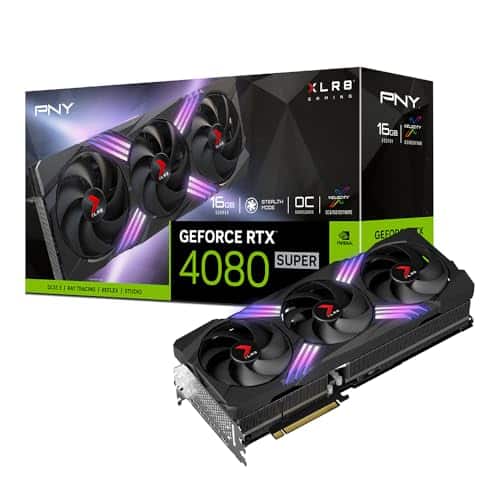 PNY GeForce™ RTX 4080 Super™ 16GB XLR8 Gaming Verto™ Epic-X RGB™ Overclocked Triple Fan DLSS 3