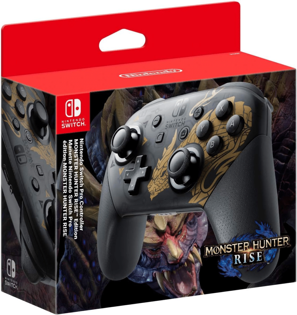 Meilleures Manettes Switch Pro  Manette Edition Monster Hunter Rise 