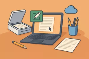 Modifier un document scanné