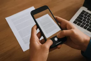 Scanner avec un téléphone